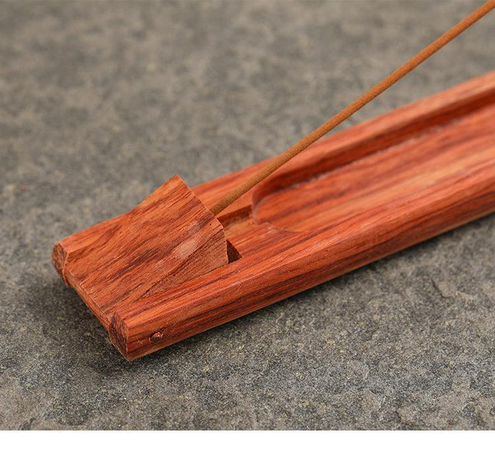 Räucherstäbchenhalter aus Holz, Incense Holder Wood Ash Catcher - SHUAIVIBES